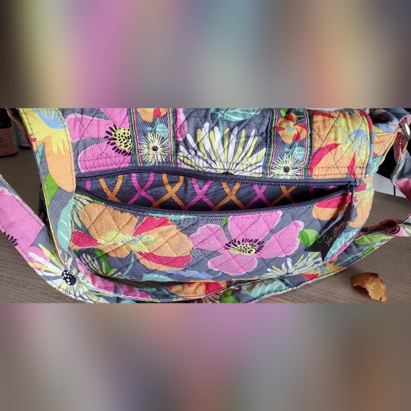 Vera Bradley Jazzy Blooms Purse - Picture 6 of 16